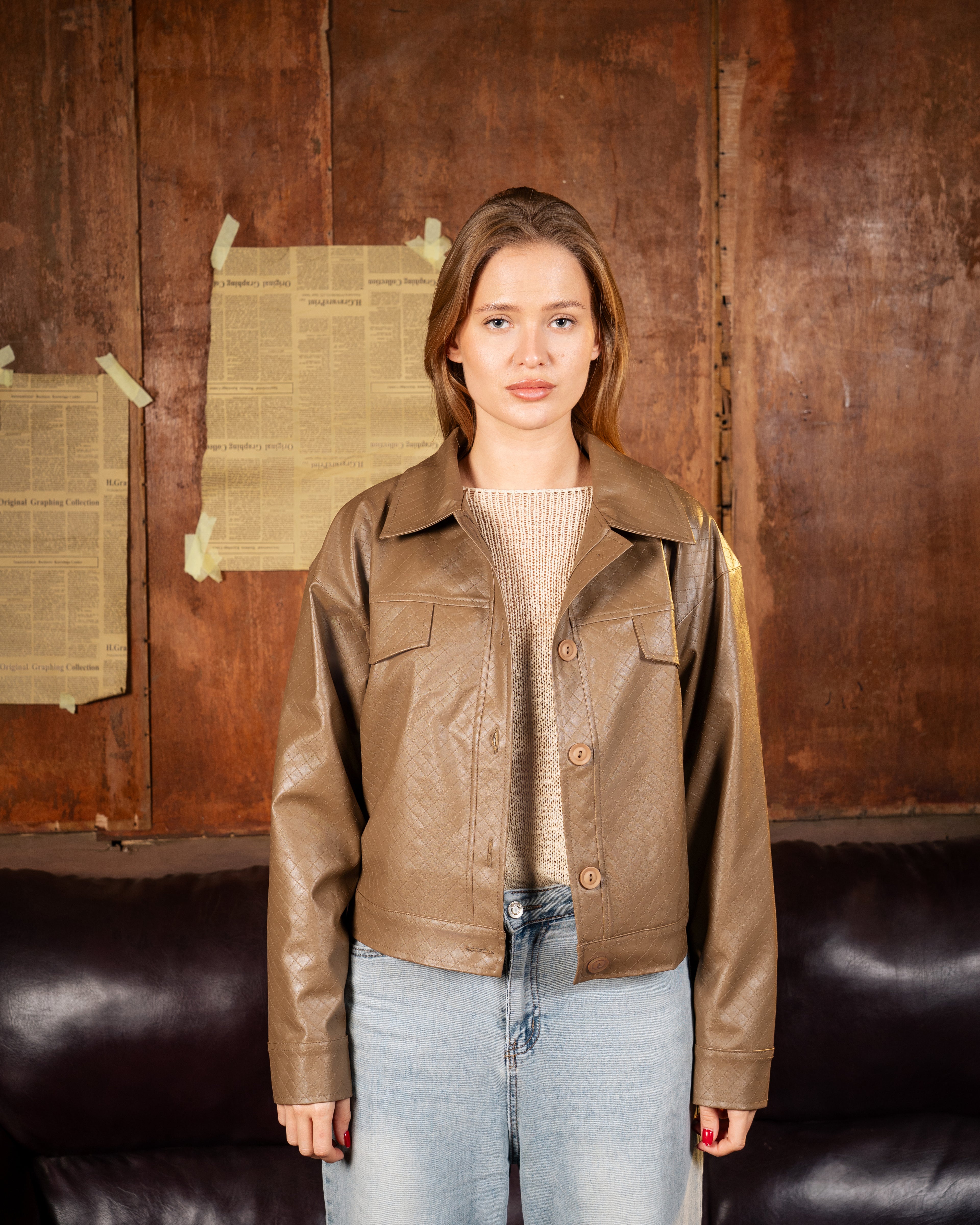 Basic Leather Jacket