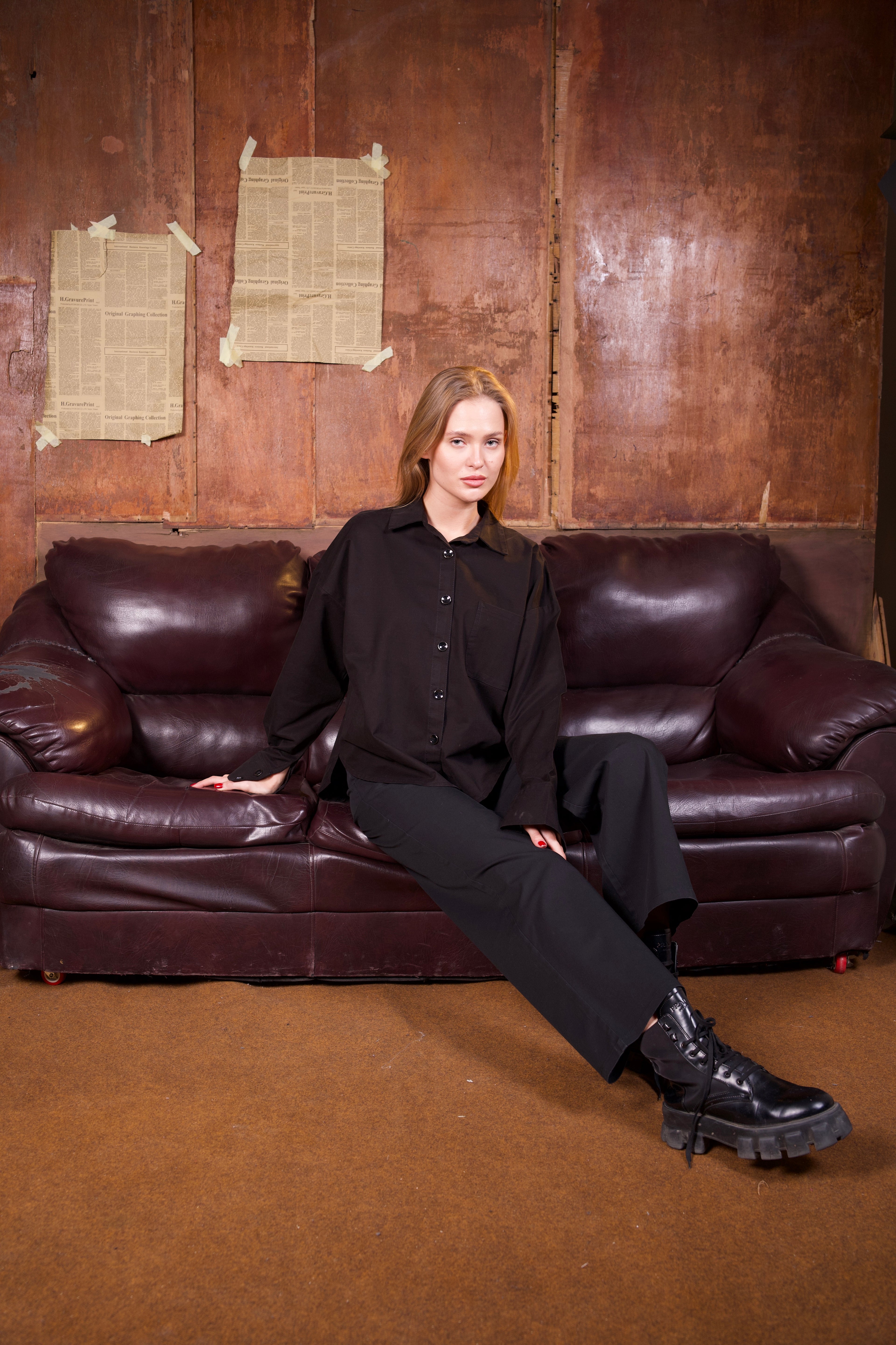 Oversized Gabardine Shirt